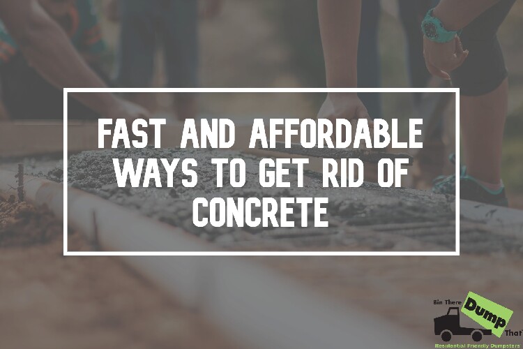 How Do You Get Rid Of Concrete Mix